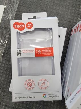 tech21 Clear/Transparent Phone Case for Google Pixel 9 Pro XL